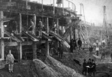 Chicago’s sewage system in the 19th century